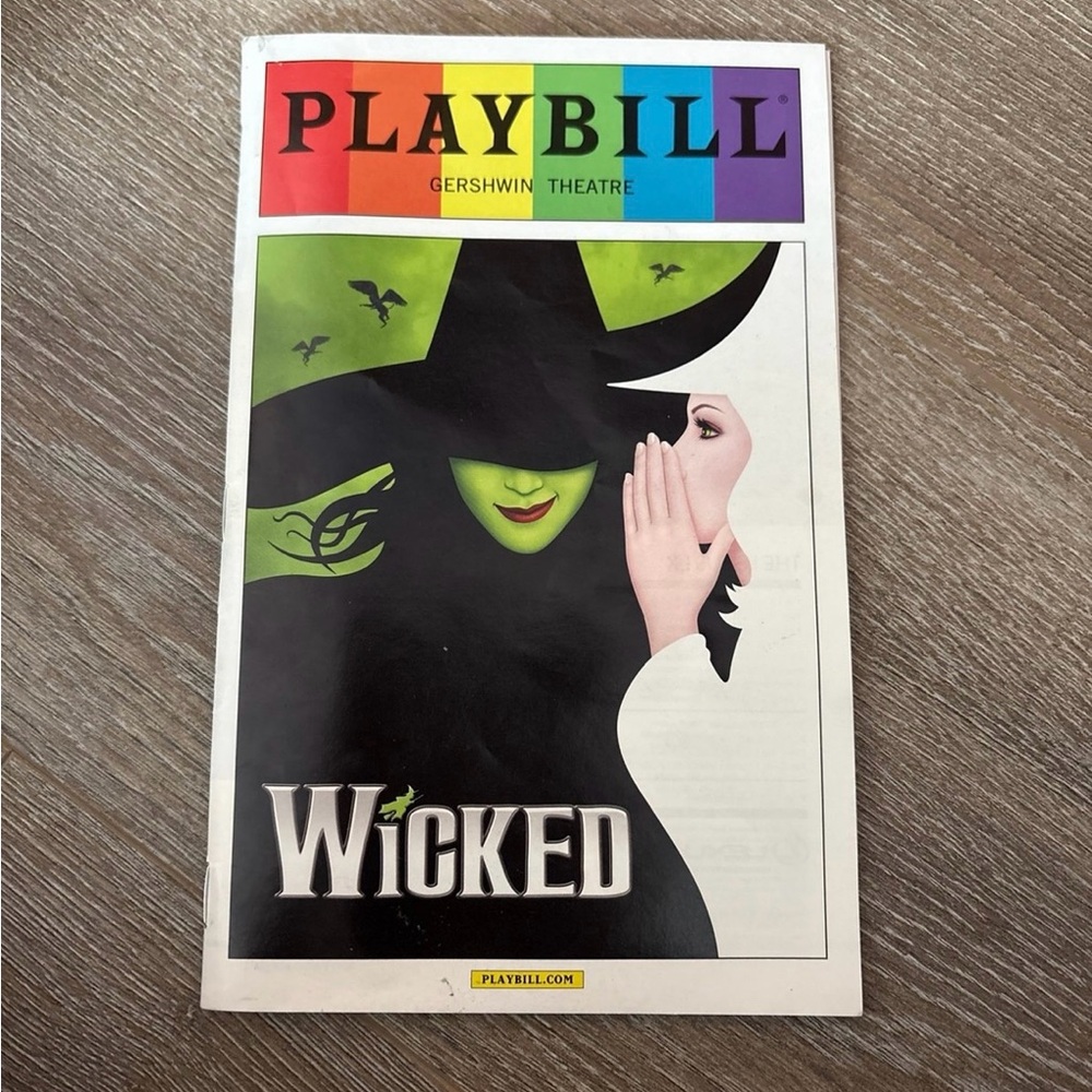 Wicked Pride Playbill 2016 Rachel Tucker Carrie St Louis